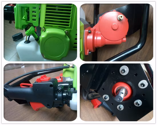 Baumpflanzmaschine Zweitakt-Hochleistungs-Pflanzmaschine zum Graben von Löchern, 52-cm³-Benzin-Erdbohrer